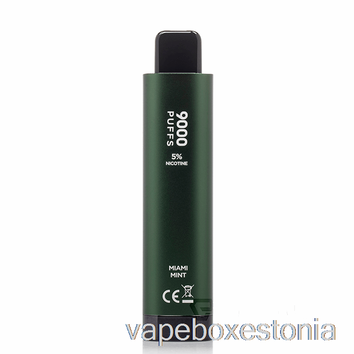 Vape Box Estonia Hqd Cuvie Plus 2.0 9000 ühekordne Miami Mint